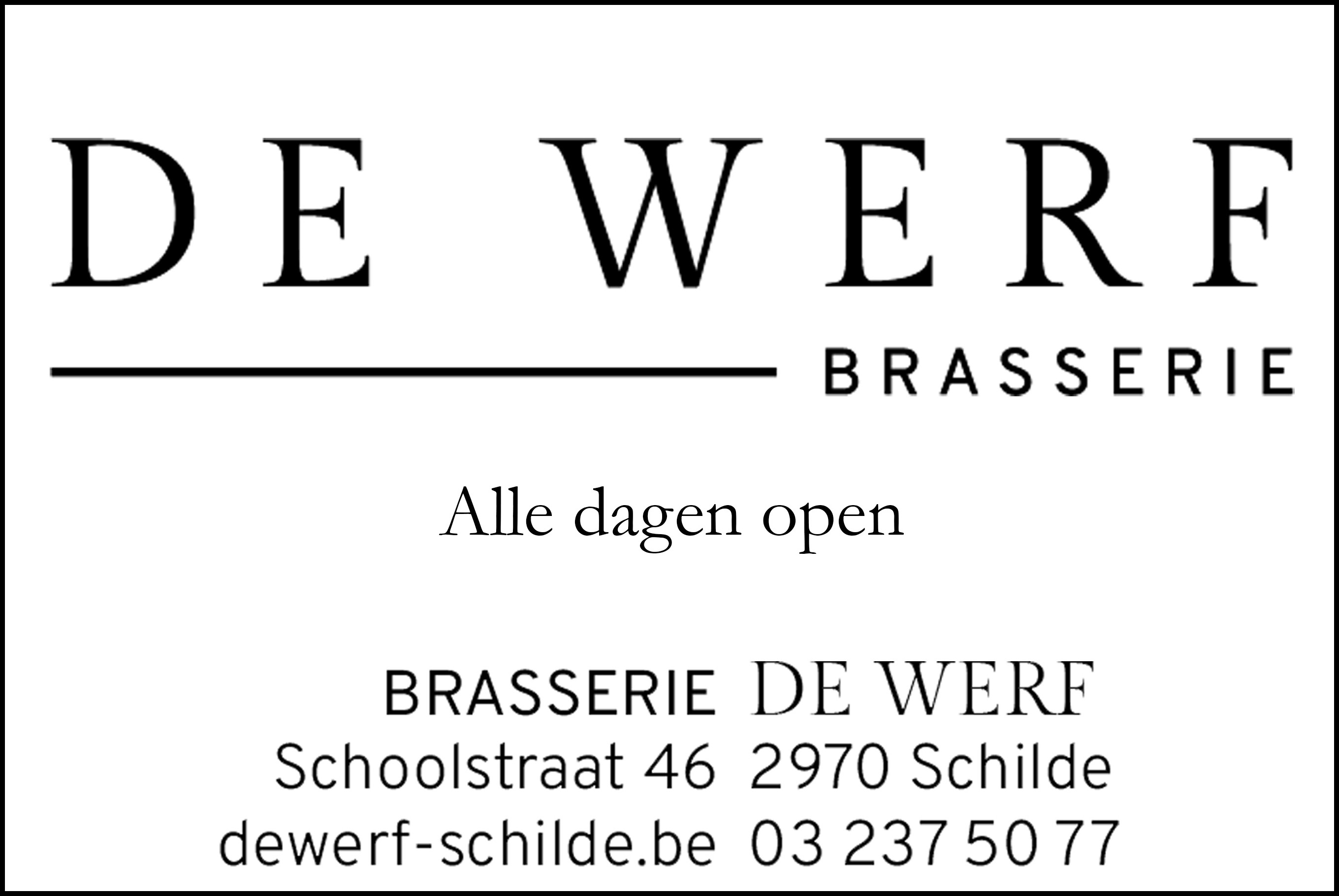 Brasserie De Werf Schilde